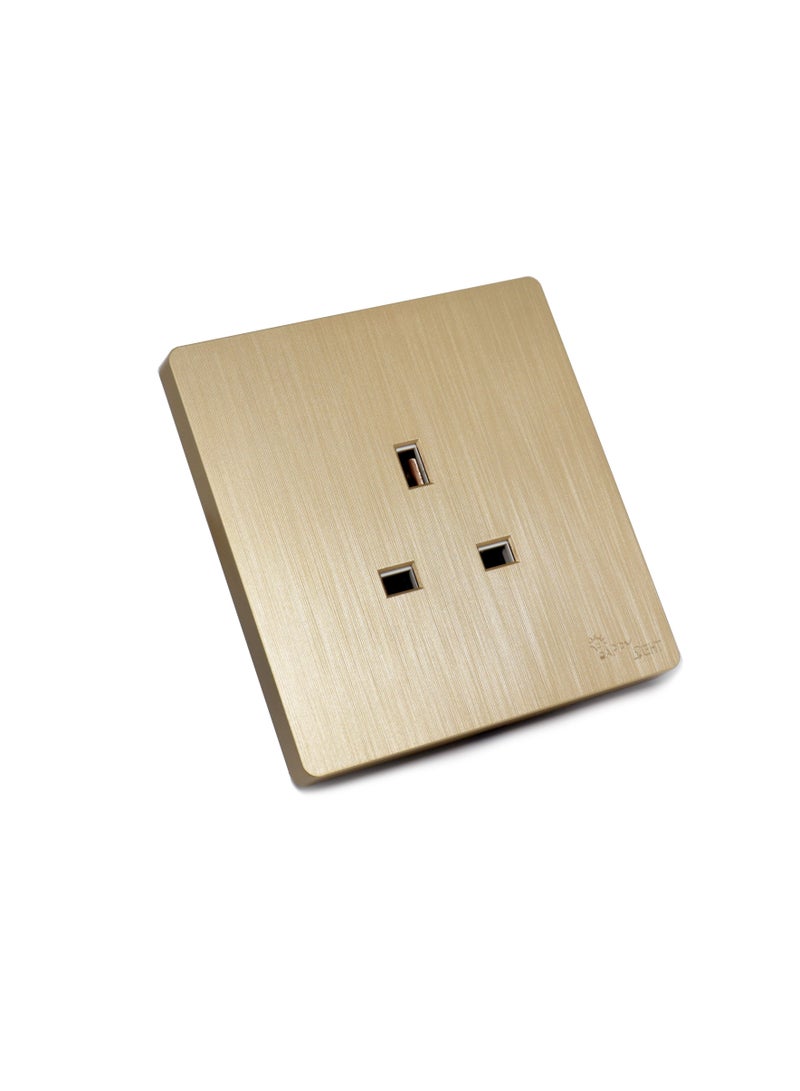 Happy Light Wall electrica socket 13 amp gold - Image 1
