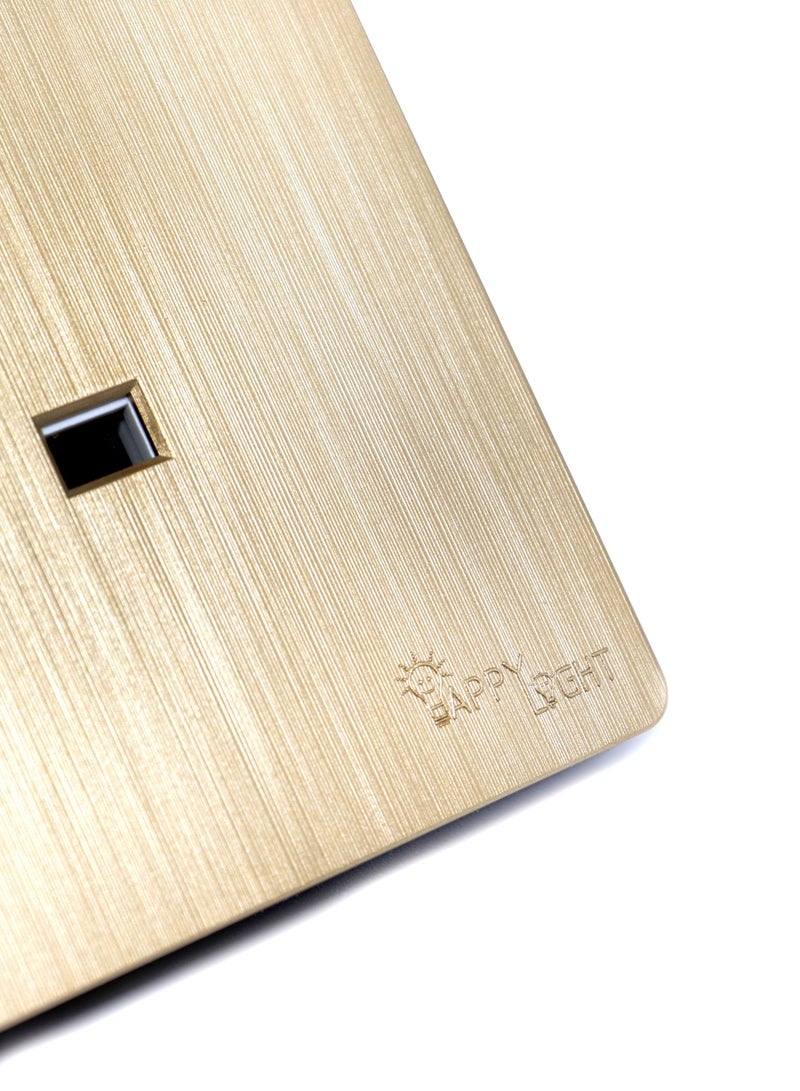 Happy Light Wall electrica socket 13 amp gold - Image 2