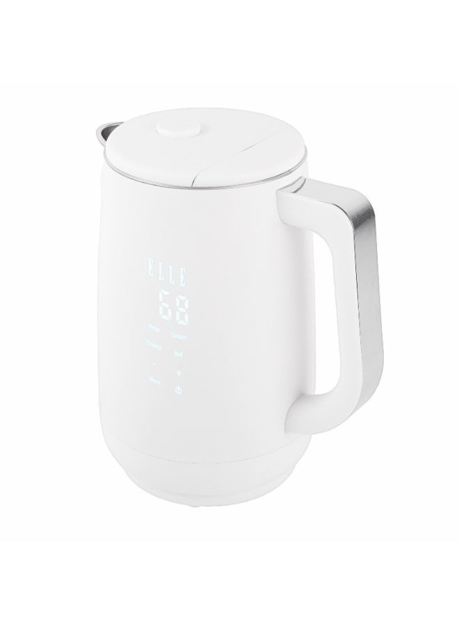 ELLE Panache Series Digital Electric Kettle, 1.7L, Smart Touch Display, Double Wall with Stainless Steel Interior, 2200W - Image 3