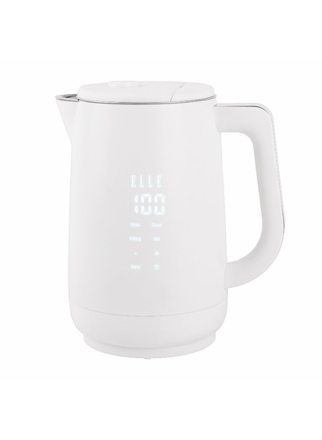 ELLE Panache Series Digital Electric Kettle, 1.7L, Smart Touch Display, Double Wall with Stainless Steel Interior, 2200W - Image 1
