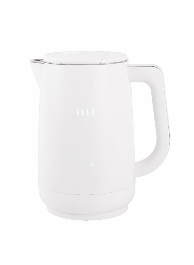 ELLE Panache Series Digital Electric Kettle, 1.7L, Smart Touch Display, Double Wall with Stainless Steel Interior, 2200W - Image 2