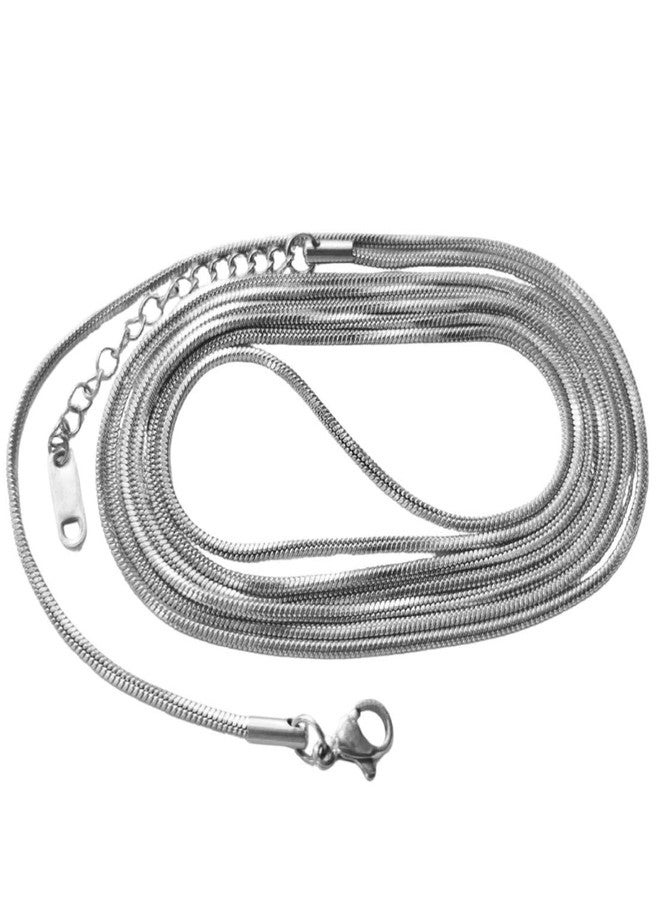 Aaishwarya Layered Long Chain Necklaces for Women and Girls | 18K Silver Plated Anti-Tarnish & Stainless Steel Jewels | Minimal Dainty Chains | Stylish Everyday Accessory - Image 4
