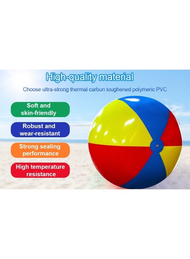جيجيرو في الهواء الطلق شاطئ البحر حجم كبير نفخ كرة الشاطئ المواد البلاستيكية اللون مطابقة متعة النشاط لعبة متعددة اللاعبين الكرة الطائرة الشاطئية لعبة قابلة للنفخ مهرجان لعبة الطرف - Image 4