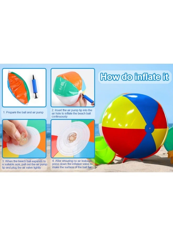 جيجيرو في الهواء الطلق شاطئ البحر حجم كبير نفخ كرة الشاطئ المواد البلاستيكية اللون مطابقة متعة النشاط لعبة متعددة اللاعبين الكرة الطائرة الشاطئية لعبة قابلة للنفخ مهرجان لعبة الطرف - Image 5