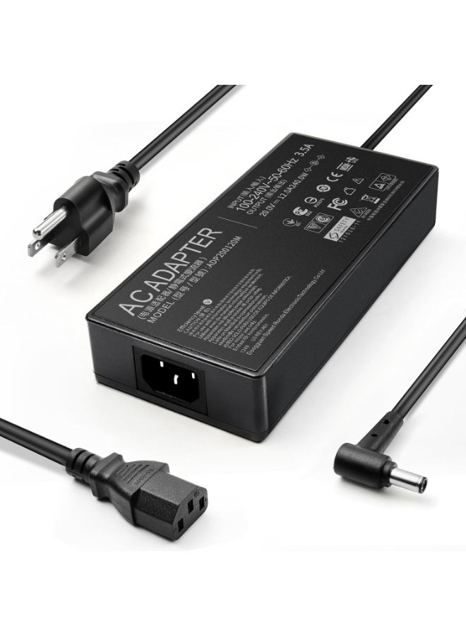 HNHTKJ 240W AC Adapter Power Supply Fit for Asus Rog Zephyrus M16 GU603HM G14 GA401Q G15 GA502D S15 GX502 S17 GX701 Gaming Laptop Charger ADP-240EB B A20-240P1A - Image 1