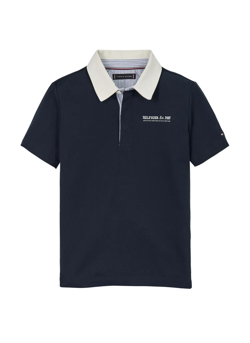 TOMMY HILFIGER Youth Ithaca Stripe Regular Polo T-Shirt