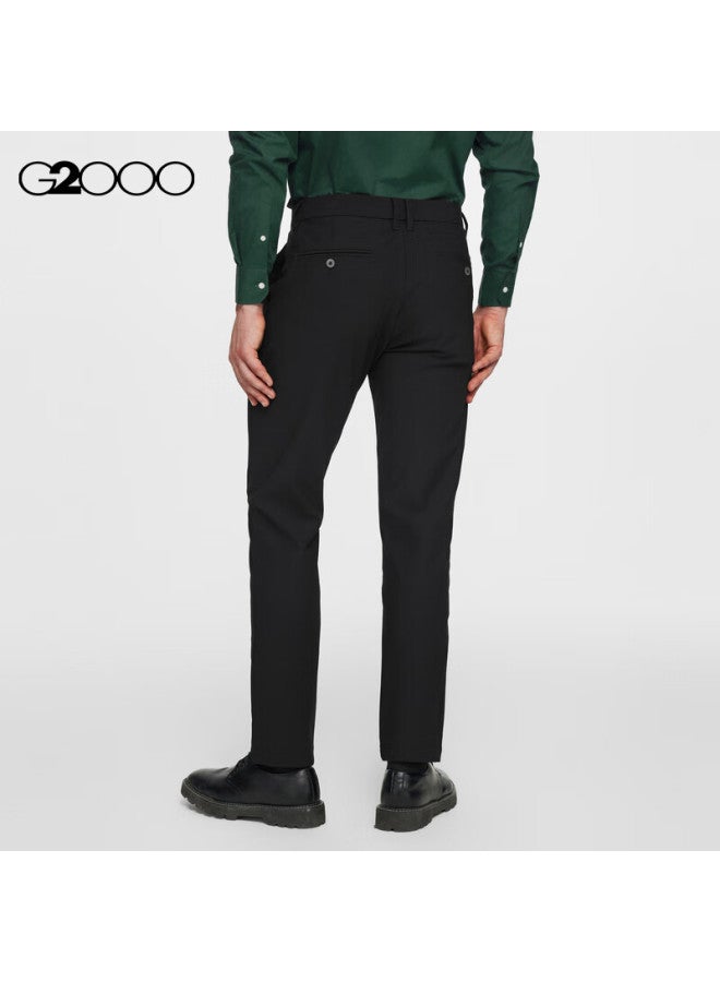 G2000 Anti-static Spring And Autumn Same Style Soft And Comfortable Business Commute Formal Trousers Black Size 30 - Image 1