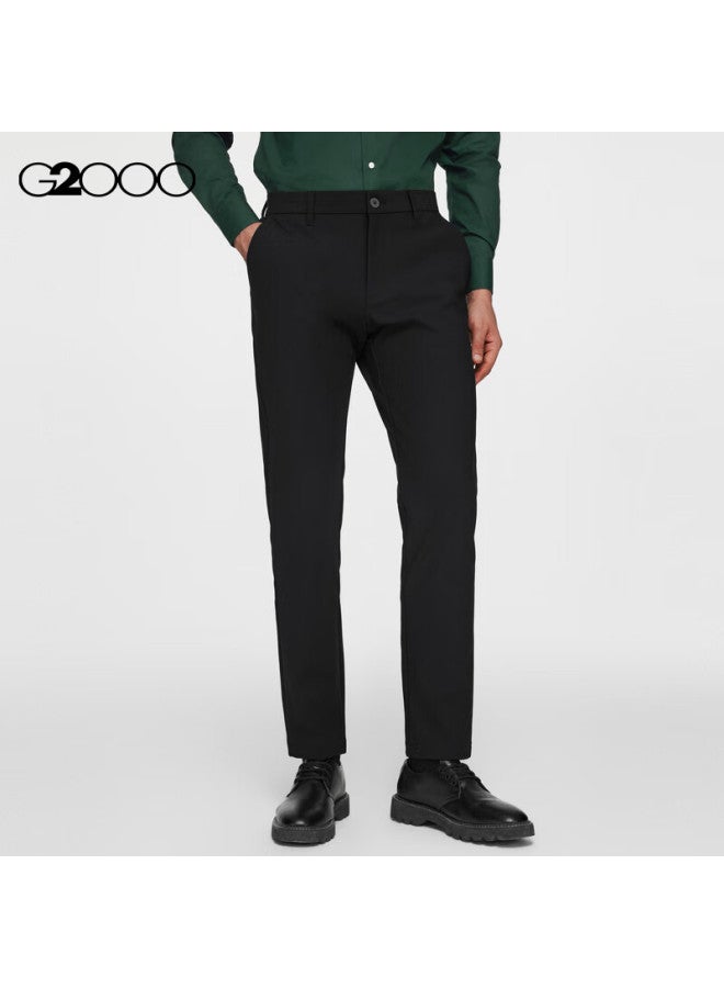 G2000 Anti-static Spring And Autumn Same Style Soft And Comfortable Business Commute Formal Trousers Black Size 30 - Image 2