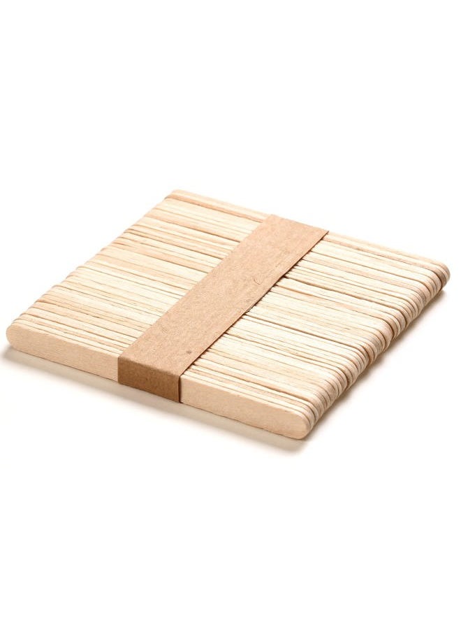 HOOMBOOM - 4 Style Assorted Wax Applicators - 300 Pcs Wooden Spatulas for Body, Legs, Face, Eyebrow Hair Removal or Wood Crafts - Image 1