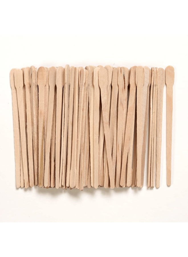 HOOMBOOM - 4 Style Assorted Wax Applicators - 300 Pcs Wooden Spatulas for Body, Legs, Face, Eyebrow Hair Removal or Wood Crafts - Image 1
