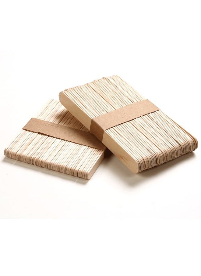 HOOMBOOM - 4 Style Assorted Wax Applicators - 300 Pcs Wooden Spatulas for Body, Legs, Face, Eyebrow Hair Removal or Wood Crafts - Image 1
