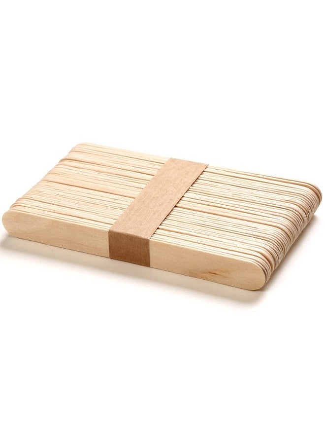 HOOMBOOM - 4 Style Assorted Wax Applicators - 300 Pcs Wooden Spatulas for Body, Legs, Face, Eyebrow Hair Removal or Wood Crafts - Image 1