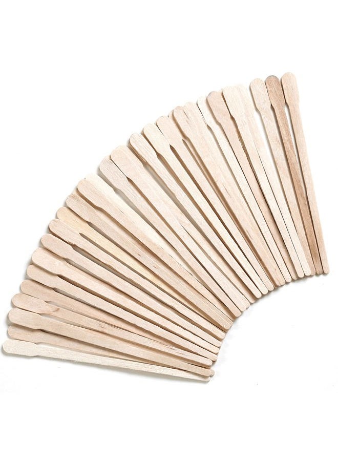 HOOMBOOM - 4 Style Assorted Wax Applicators - 300 Pcs Wooden Spatulas for Body, Legs, Face, Eyebrow Hair Removal or Wood Crafts - Image 1