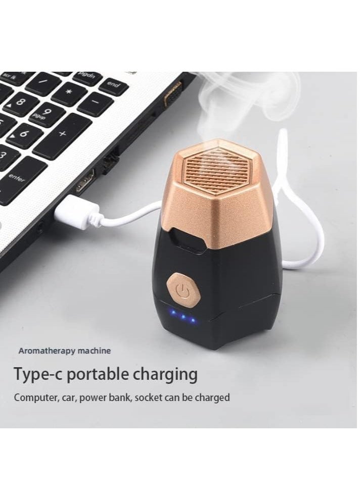 ELTRAZONE Well Designed Aroma Diffuser-Electronic Incense Burner, Portable Smart Aroma Diffuser, Car Mini Aroma Diffuser,(Black) - Image 3