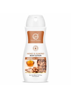 Nuerma Science Honey Almond Advanced Nourishing Body Lotion | Deep Hydrating Moisturizer For Women & Men | Daily Moisturizer For Dryness Free, Soft & Smooth Skin - 218Ml  - Image 1