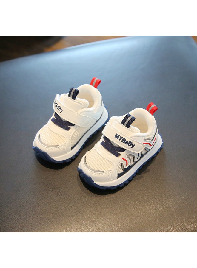 MiYuebb Spring And Summer Soft-soled Breathable Mesh Sports Shoes For Boys And Girls Aged 0 To 2 Years Old, New Fashion Non-slip Front Shoes - Image 1