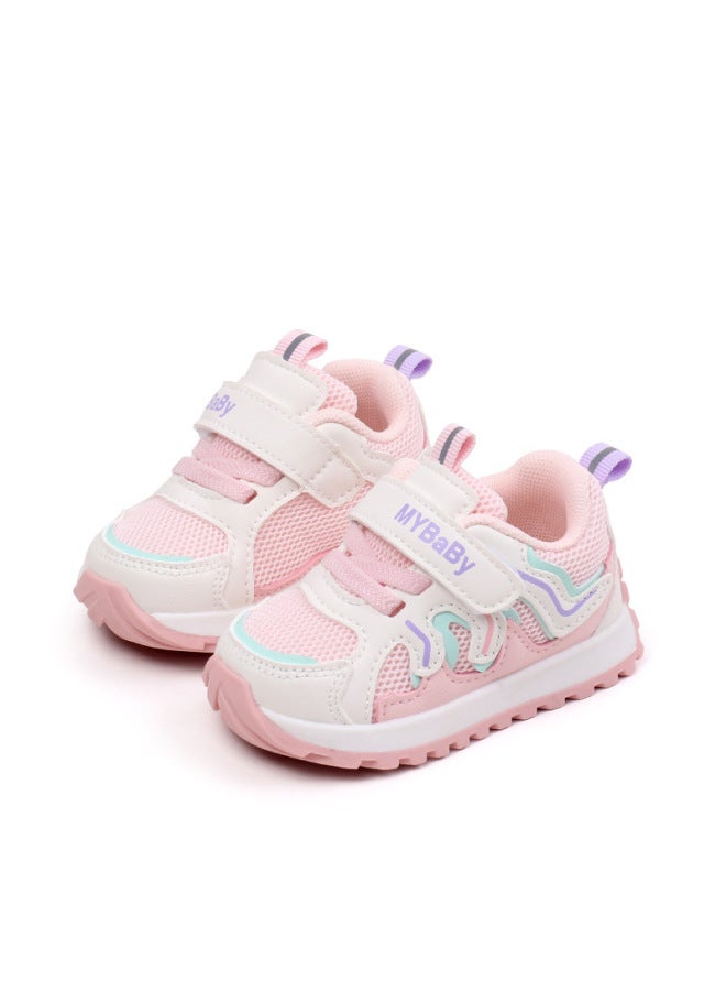 MiYuebb Spring And Summer Soft-soled Breathable Mesh Sports Shoes For Boys And Girls Aged 0 To 2 Years Old, New Fashion Non-slip Front Shoes - Image 5