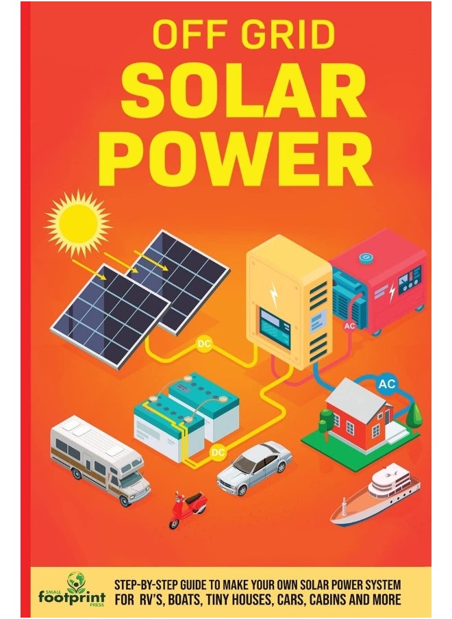 Off Grid Solar Power: Step-By-Step Guide to Make Your Own Solar Power System For RV's, Boats, Tiny Houses, Cars, Cabins and More in as Little as 30 Days