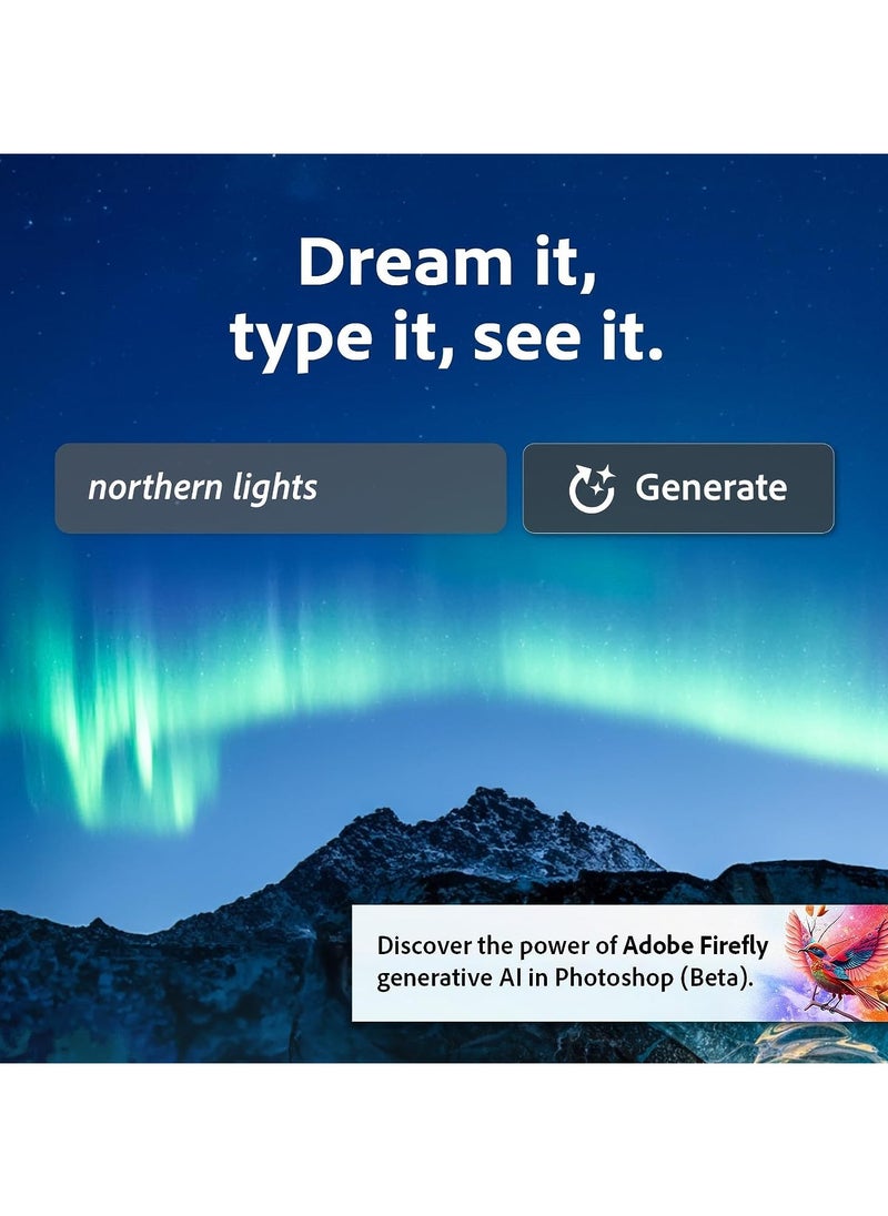 Adobe - Adobe Creative Cloud Entire Collection of Adobe Creative Tools Plus 100GB Storage 12 Months Subscription with Auto Renewal PC Mac - Image 1