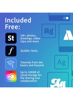 Adobe Creative Cloud Entire Collection of Adobe Creative Tools Plus 100GB Storage 12 Months Subscription with Auto Renewal PC Mac - pzsku/ZAE705B6921685461B3A5Z/45/_/1719917415/0360cb04-d46f-46bb-b7ed-65d1c19d15be