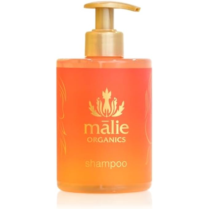 MÄlie Organics Shampoo, Mango Nectar Scent, Daily Cleanse for All Hair Types, Kukui Nut Oil + Macadamia Nut Oil + Quinoa Protein, Vegan