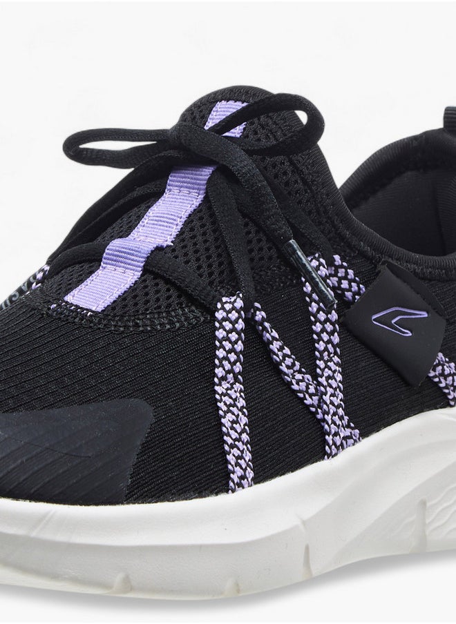 Dash Logo Detail Sports Shoes with Lace-Up Closure  - Image 4