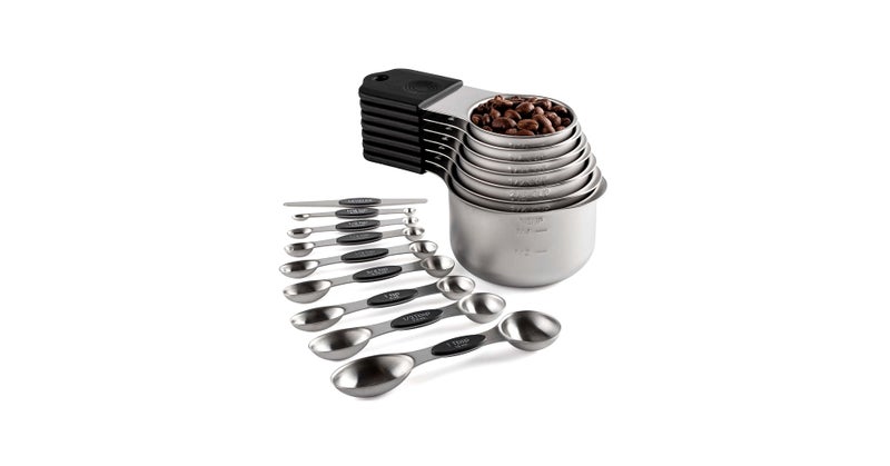 X-zrew Magnetic Measuring Cups Set of 7 Stainless Steel Heavy Duty Measuring Cups for Dry & Liquid Ingredients (color) - Image 5