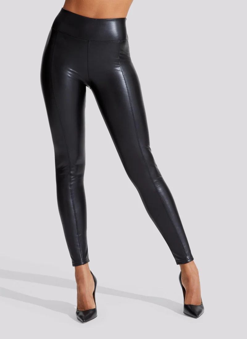 Ann Summers Ann Summers The Pu Seamed Leggings Black