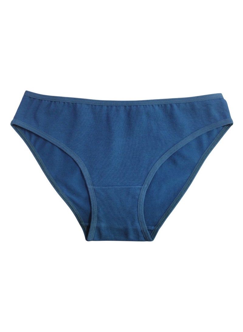 Colors Pack of 4 Cotton Plain Bikini Panties Underwear for Women - Image 3