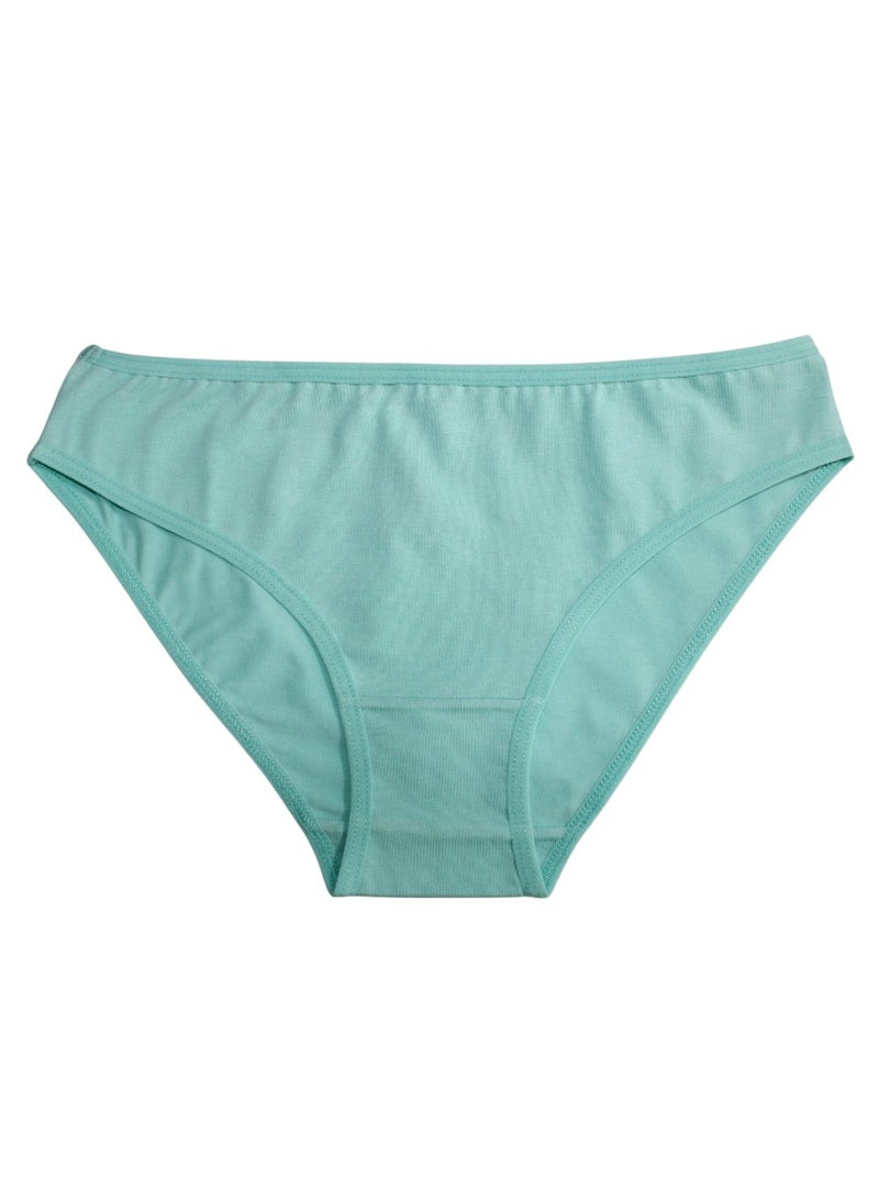 Colors Pack of 4 Cotton Plain Bikini Panties Underwear for Women - Image 4