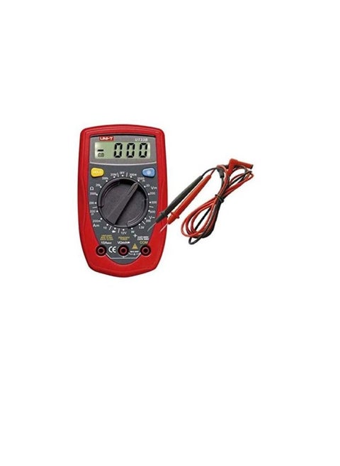UNI-T UT33B مقياس تلقائي محمول باليد بحجم راحة اليد LCD رقمي متعدد التيار المتردد تيار مستمر OHM فولت تستر متر