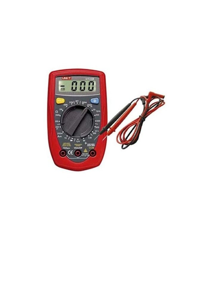 UNI-T UNI-T UT33B Auto Range Handheld Palm-Size LCD Digital Multimeter AC DC OHM Volt Tester Meter  - Image 2