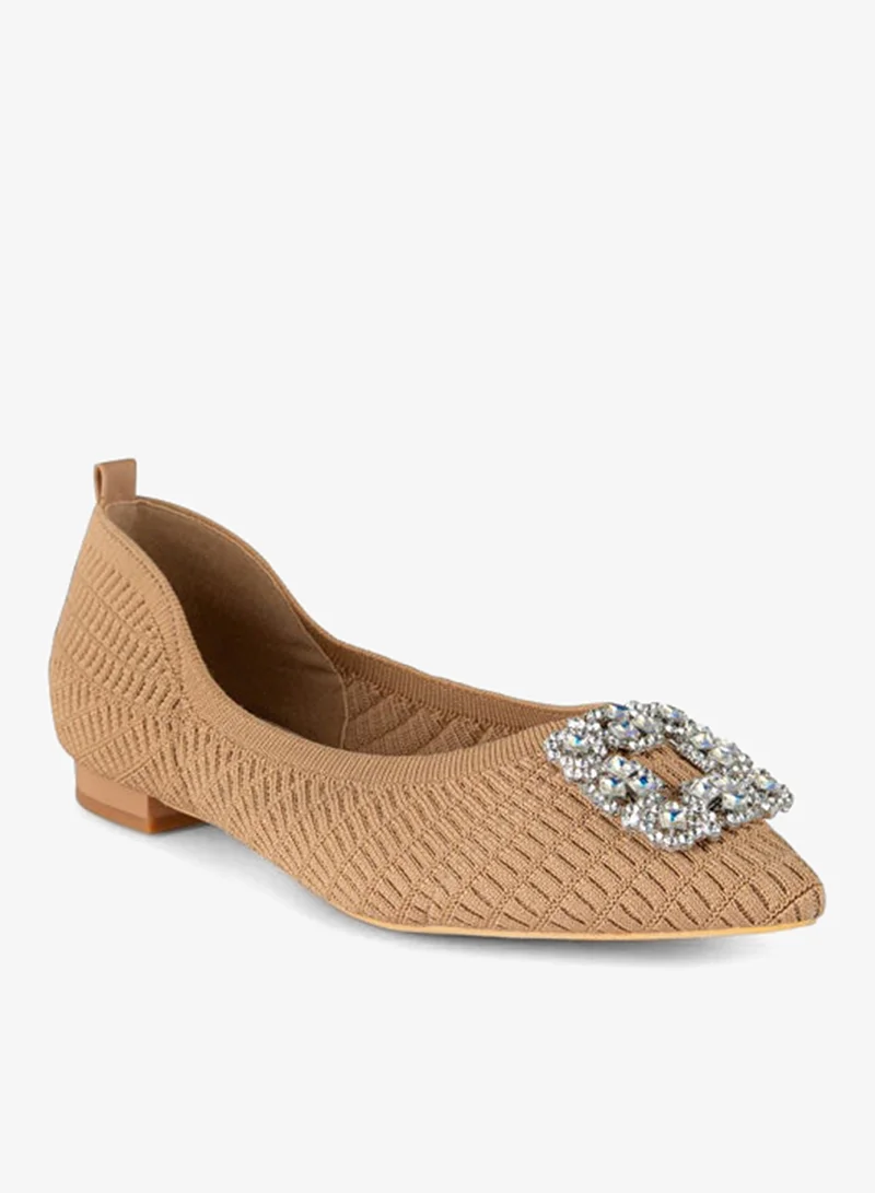 Vincci Women Pointed Toe Low Heel Pumps