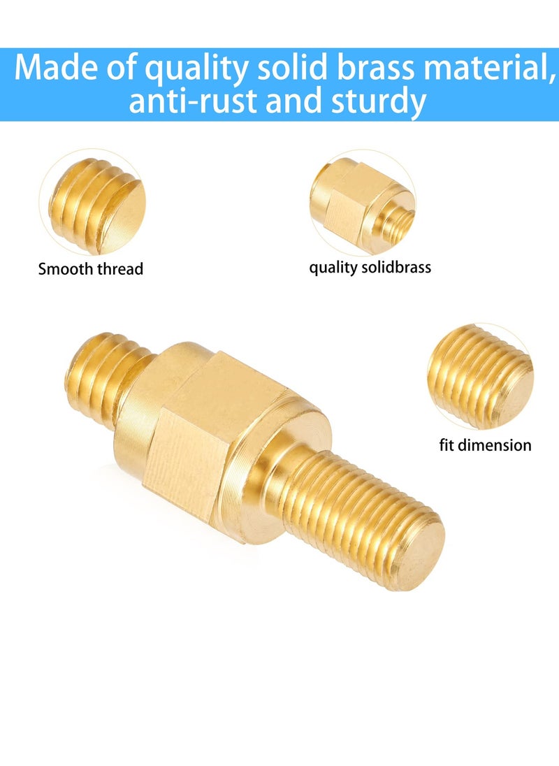 Excefore - Battery Terminal Connectors Set, 4 Pack Long Stud Side Post Battery Terminal Bolt, Standard Battery Post Stud Extender Screws 3/8 16&24 Stud Bolts, Compatible with GM Accessories to Battery - Image 1