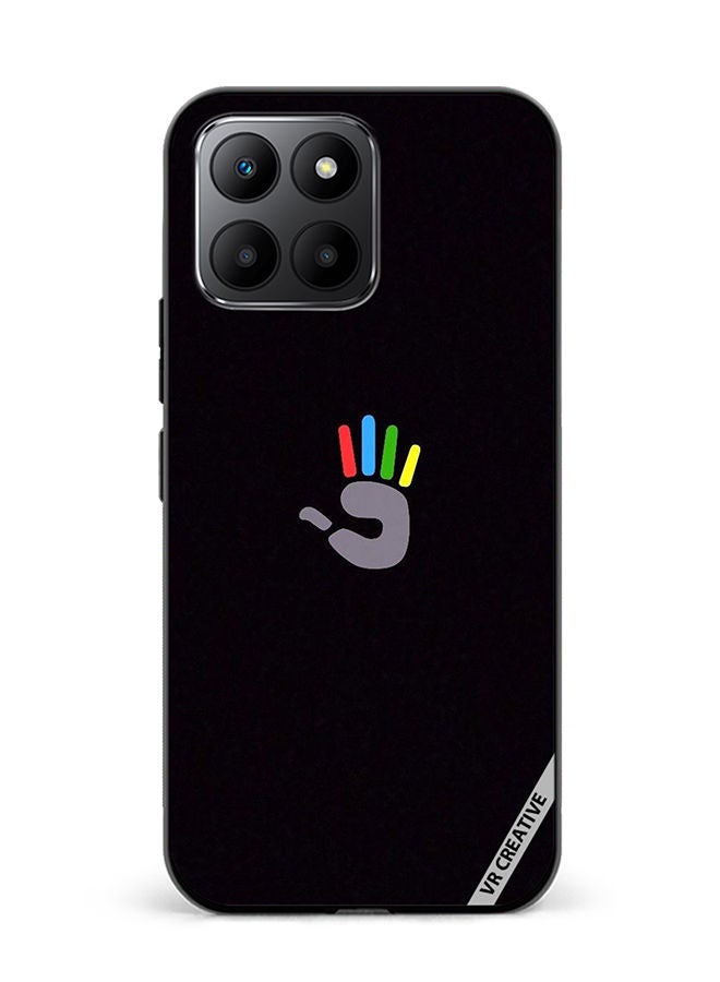 VR CREATIVE Protective Case Cover For Honor 70 Lite Colorful Hand Design Multicolour - Image 1