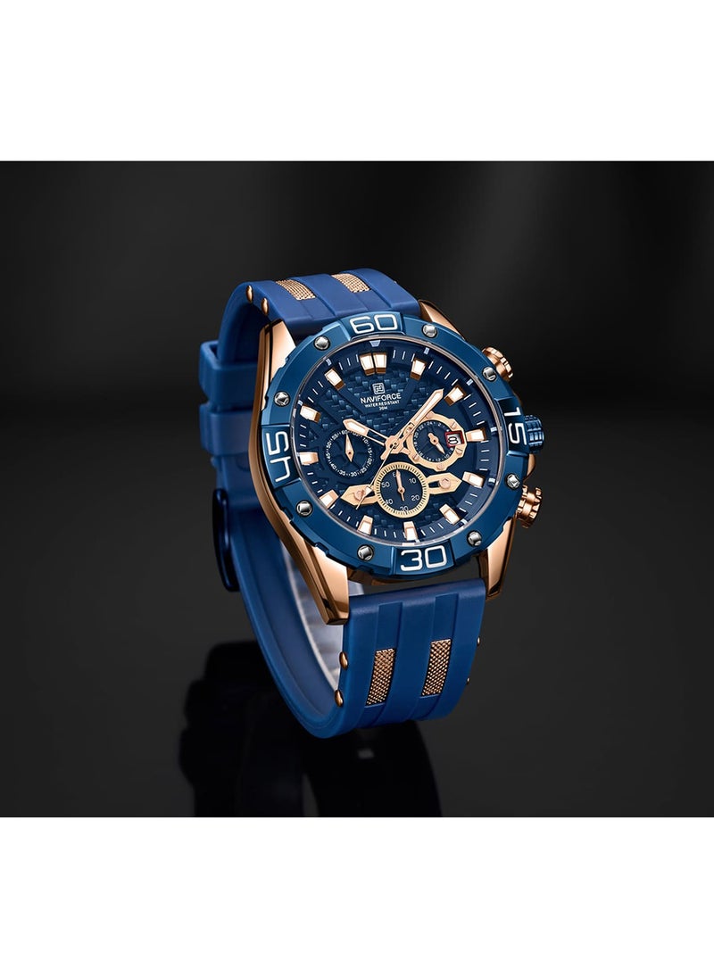 NAVIFORCE Naviforce Watch For Men NF8019T-RG-BE-BE  - Image 4