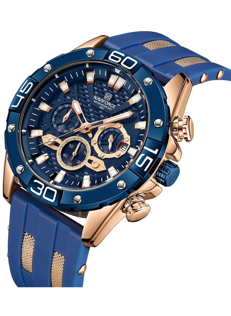 NAVIFORCE Naviforce Watch For Men NF8019T-RG-BE-BE  - Image 1