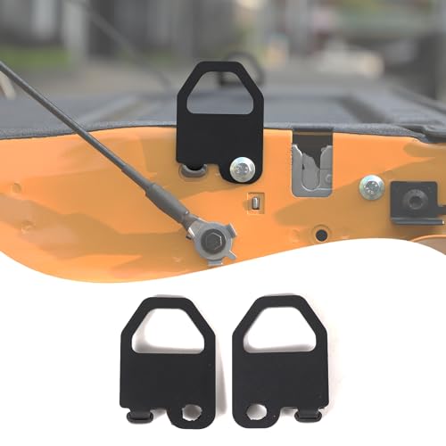 Lcojicep Car Tailgate Tie Down Anchor Bed Cleat Compatible with Ford Ranger 2023-2026 Truck Tailgate Bed Tie Down Anchors Rings Trailers Hook Cargo Bolt Pickups Load Anchor External Accessories (Black A) - Image 1
