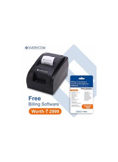Generic Everycom EC-58 58mm (2 Inches) Direct Thermal Printer- Monochrome Desktop (1 Year Warranty) (USB)  - Image 2