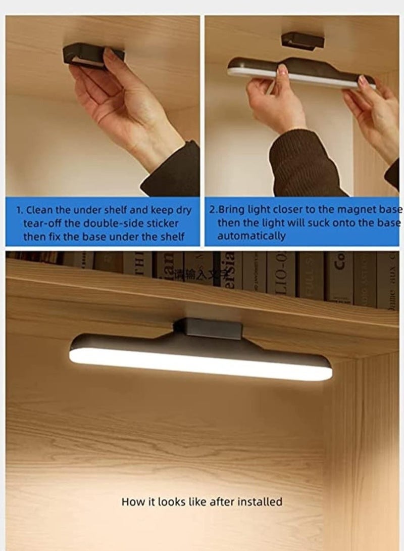 LED Plug Touch Switch Hanging Magnetic Lamp Eye Protection Natural Light Compatible with Desk Studing Mirror Cabinet - Image 2