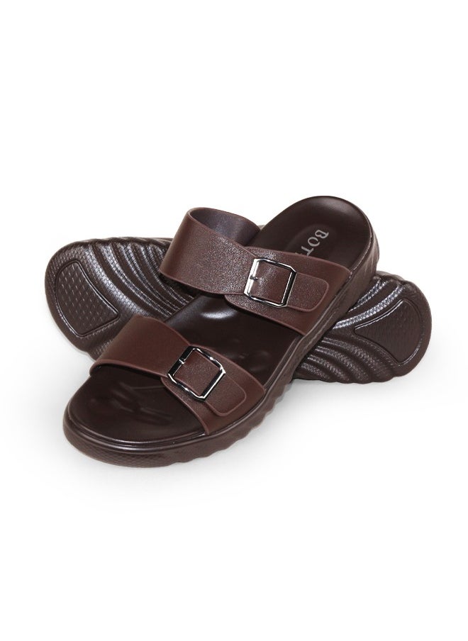 BOTELI Fashion Casual Sandals Men's Summer New Casual Beach Shoes Soft Sole Breathable Non-Slip Sandals  - Image 1