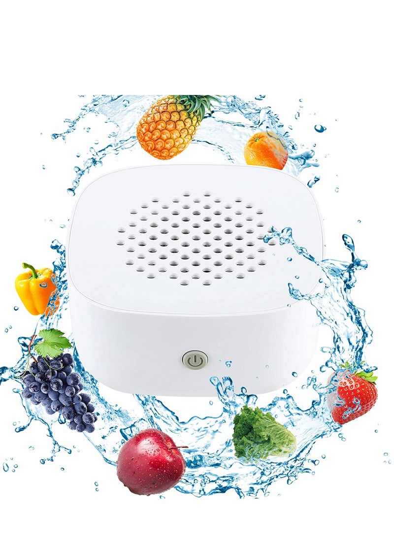 SYOSI Fruit and Vegetable Washing Machine, USB Wireless Fruit Purifier, Portable Ultrasonic Food Washing Cleaner, Kitchen Gadget Food Purifier for Deep Cleaning Fruits, Vegetables, Rice, Tableware - Image 1