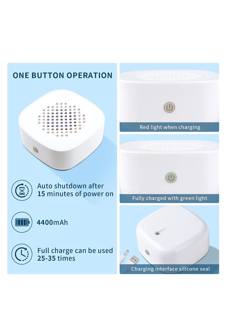 SYOSI Fruit and Vegetable Washing Machine, USB Wireless Fruit Purifier, Portable Ultrasonic Food Washing Cleaner, Kitchen Gadget Food Purifier for Deep Cleaning Fruits, Vegetables, Rice, Tableware - Image 2