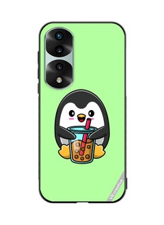Protective Case Cover For Honor 70 Pro plus Penguine Cola Design Multicolour