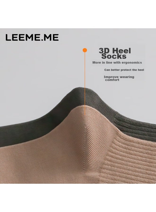 Leeme.me Li Mi Men's Socks [7a Antibacterial Spring New Striped Mid-calf Socks For Men, Casual Socks, 5 Colors - Image 2