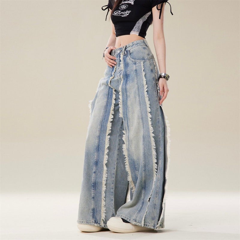 Vintage Classic European-American Design Daily Commute Jeans  Size_S - Image 3