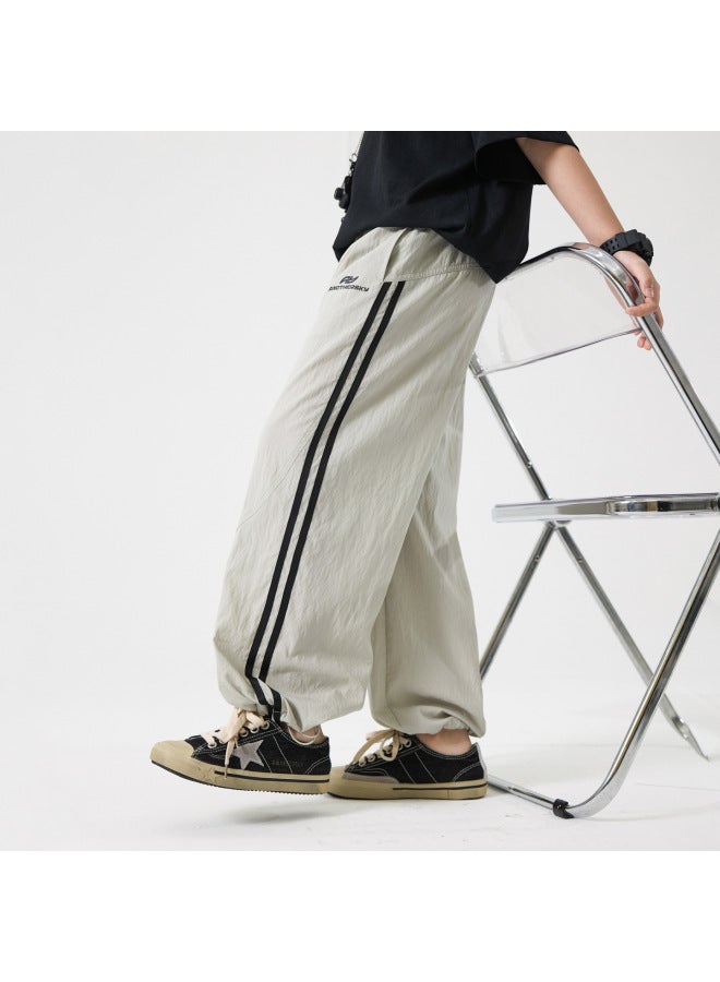 Boys' Summer Outdoor Sports Ice Silk Thin Anti-mosquito Long Pants  New Style Children's Boys' Straight Loose Pants