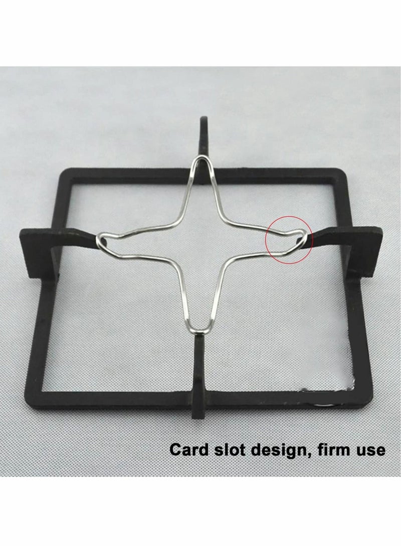 Excefore Gas Ring Trivet Reducer Stove Top Hob Cooker Heat Simmer Coffee Pots Cafetiere Espresso Makers Pans Stainless Steel Kitchen Utensil 4 Pieces - Image 3