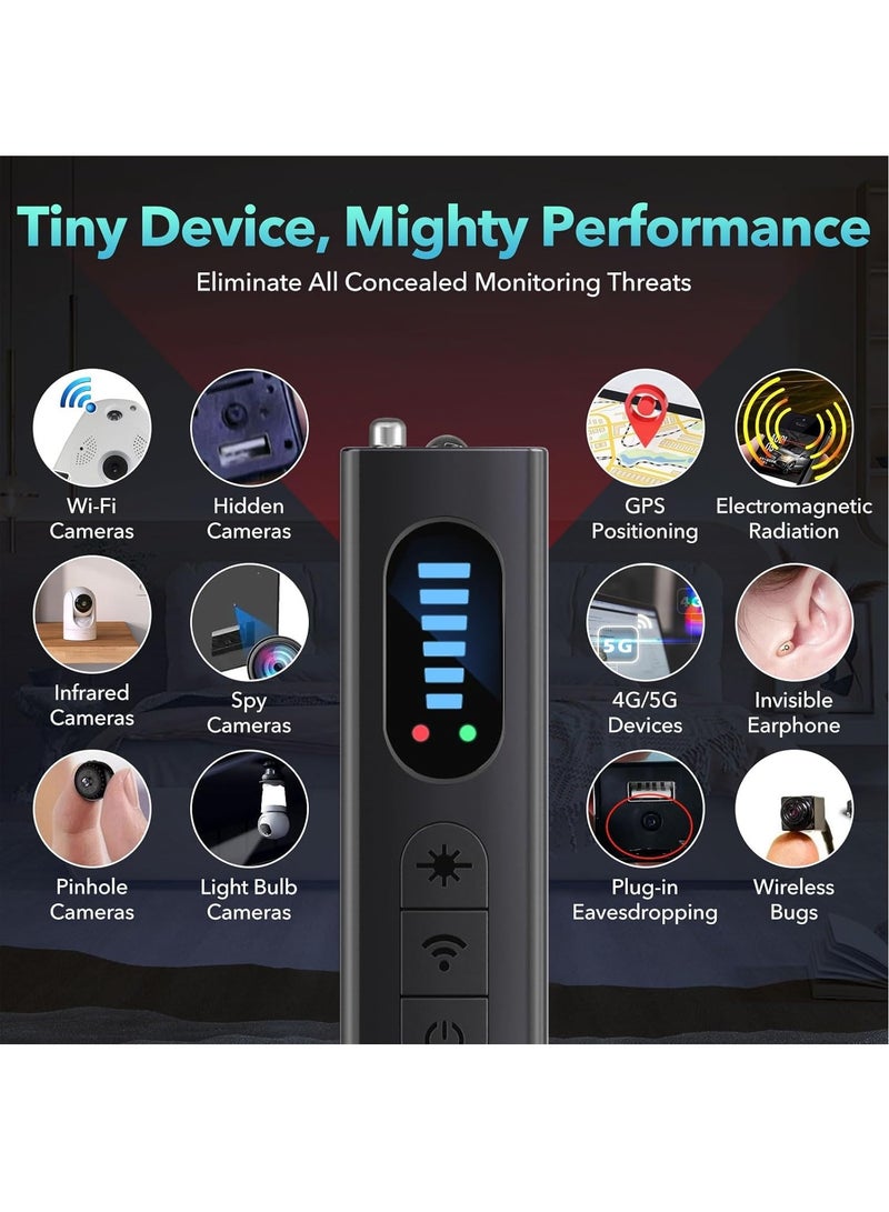 EVEREEN Hidden Camera Detectors, Mini Anti-Spy Camera Detectors, Portable RF Signal Scanners, Bug Detectors, Listening Devices Detectors, Car, Office, Hotel, Travel - Image 4