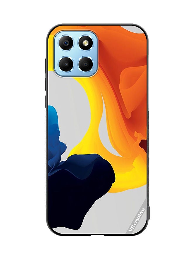 VR CREATIVE Protective Case Cover For Honor X8 5G Fluid Color Layers Design Multicolour - Image 1